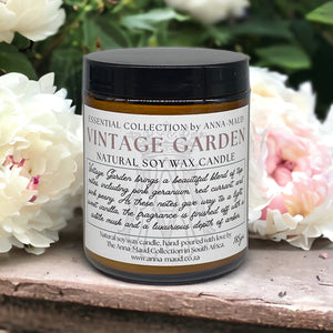 Essential Collection - Natural Soy Wax Candle - Vintage Garden