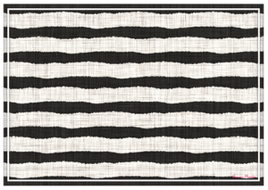 Vinyl Placemats - Set of 4 - Abstract Stripes