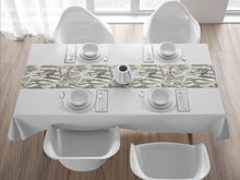Load image into Gallery viewer, Textile Table Runner - Equatorial - White