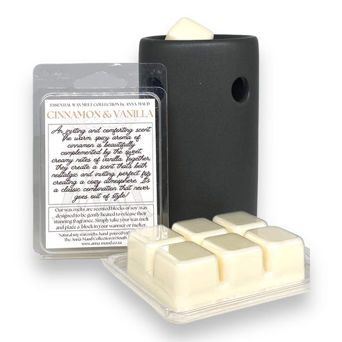 Essential Collection - Soy Wax Melts - Cinnamon and Vanilla