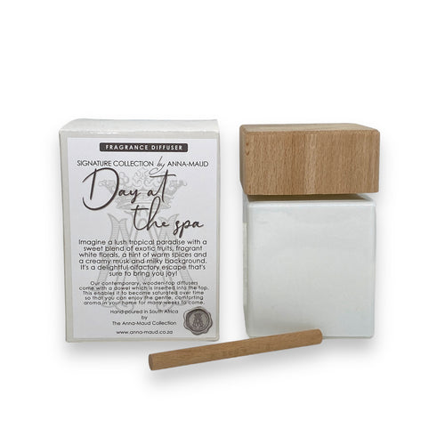 Signature Collection - Wood Top Diffuser - Day at the Spa