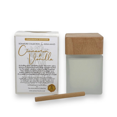 Signature Collection - Wood Top Diffuser - Cinnamon and Vanilla