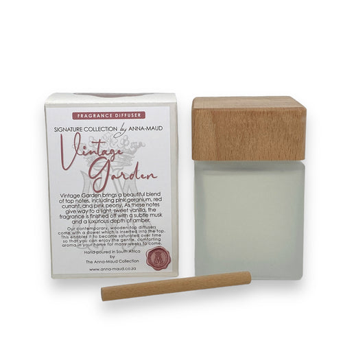 Signature Collection - Wood Top Diffuser - Vintage Garden