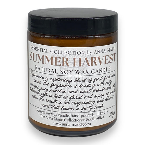 Essential Collection - Natural Soy Wax Candle - Summer Harvest