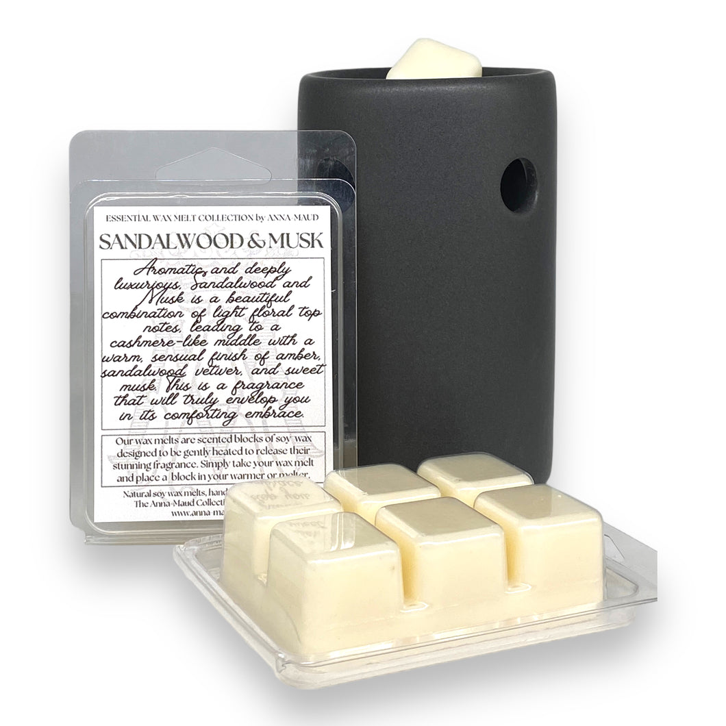 Essential Collection - Soy Wax Melts - Sandalwood and Musk