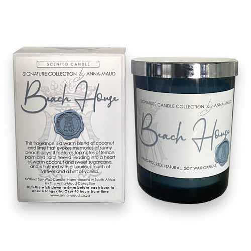 Signature Collection - Scented Soy Wax Candle - Beach House