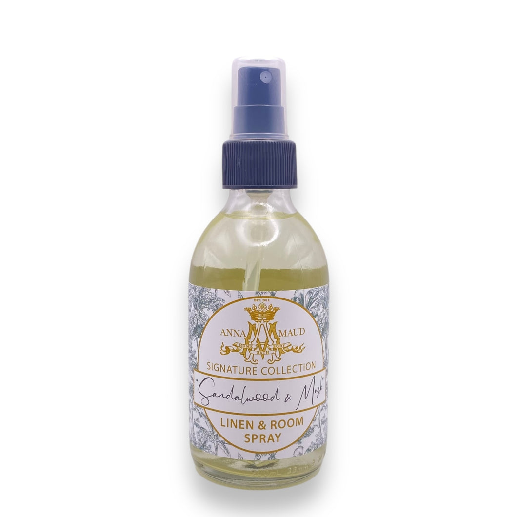 Signature Collection - Room and Linen Spray - Sandalwood and Musk