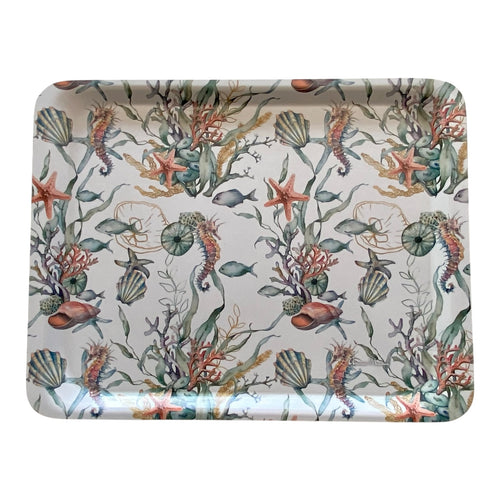 Melamine Rectangular Tray - Under the Sea