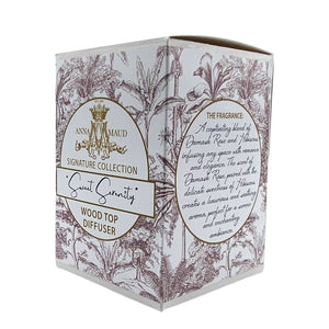 Signature Collection - Wood Top Diffuser - Sweet Serenity