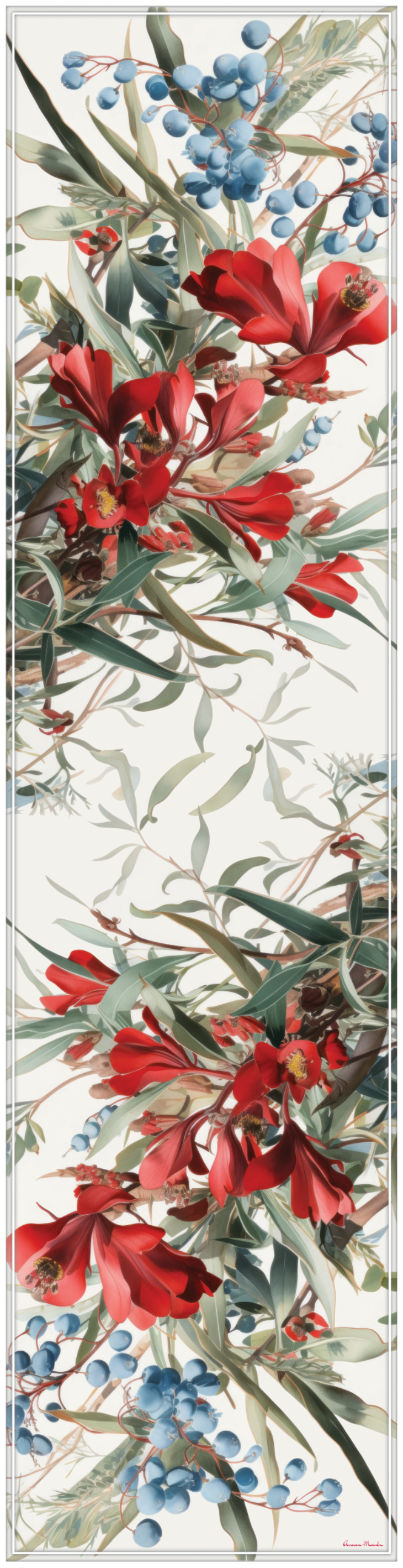 Vinyl Table Runner - 400mm x 1550mm - Botanica 2