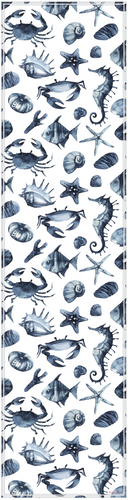 Vinyl Table Runner - 400mm x 1550mm - Sea Creatures 1