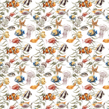 Load image into Gallery viewer, Eco-Chic - Tablecloth - Ocean Tides