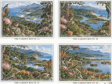 Load image into Gallery viewer, Vinyl Placemats - Fauna &amp; Flora - The Garden Route 1 - Set of 4