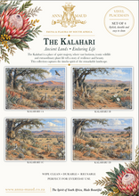 Load image into Gallery viewer, Vinyl Placemats - Fauna &amp; Flora - The Kalahari - Set of 4