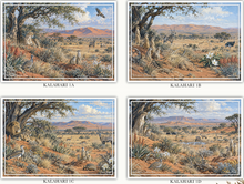 Load image into Gallery viewer, Vinyl Placemats - Fauna &amp; Flora - The Kalahari - Set of 4