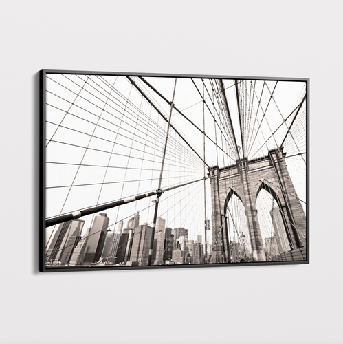 Canvas Wall Art - Photography - Brooklyn Bridge 2