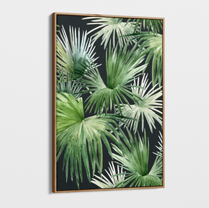 Canvas Wall Art - Tropical Leaves 2