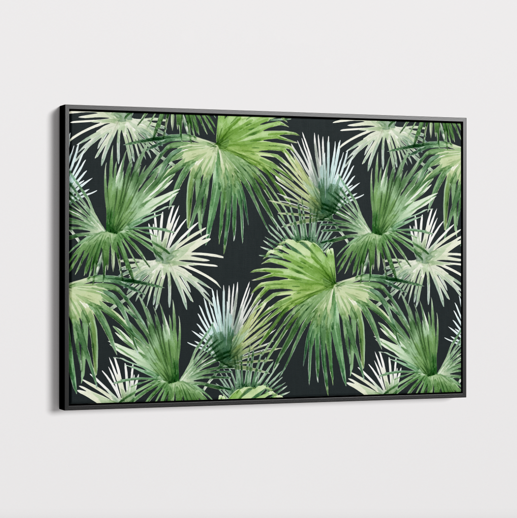 Canvas Wall Art - Tropical Leaves 3