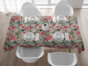 Tablecloth - Enchanted Garden - Mint