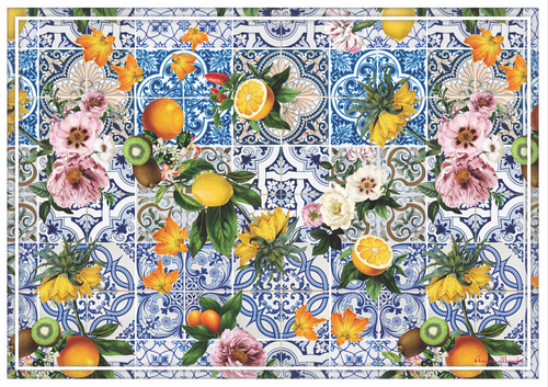 Vinyl Placemats - Set of 4 - Sicily - Palermo