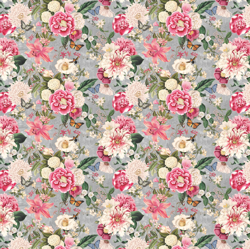 Tablecloth - Enchanted Garden - Grey Linen