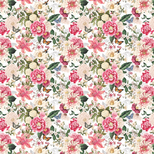 Tablecloth - Enchanted Garden - White