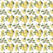 Load image into Gallery viewer, Tablecloth - Lemons and Blossoms
