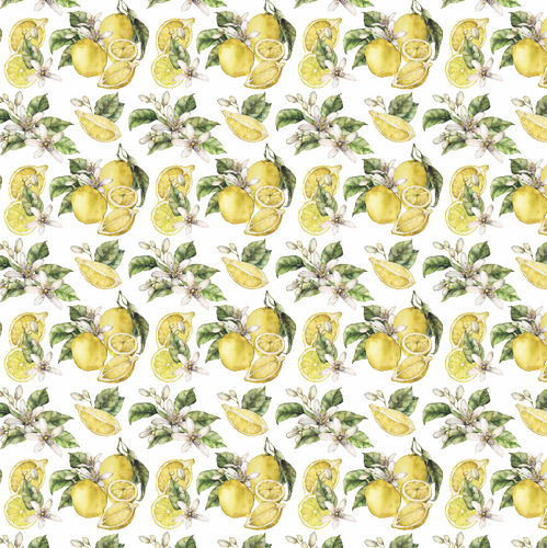 Tablecloth - Lemons and Blossoms