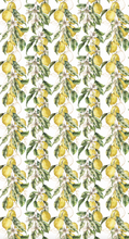 Load image into Gallery viewer, Tablecloth - Lemons and Leaves