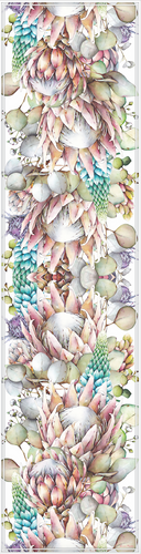 Vinyl Table Runner - 400mm x 1550mm - Pastel Protea