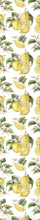 Load image into Gallery viewer, Textile Table Runner - Lemons and Blossoms