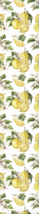 Textile Table Runner - Lemons and Blossoms