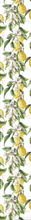 Load image into Gallery viewer, Textile Table Runner - Lemons and Leaves
