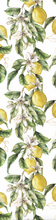 Load image into Gallery viewer, Textile Table Runner - Lemons and Leaves