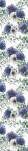 Load image into Gallery viewer, Textile Table Runner - Anemone - White and Purple
