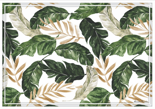 Vinyl Placemats - Set of 4 - Greenery