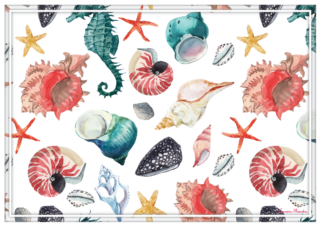 Vinyl Placemats - Set of 4 - Dalle Maree