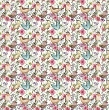 Load image into Gallery viewer, Tablecloth - Birds and Butterflies