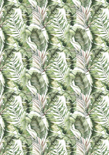 Load image into Gallery viewer, Tablecloth - Tropical Leaves
