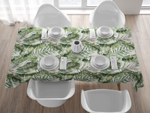 Load image into Gallery viewer, Tablecloth - Tropical Leaves