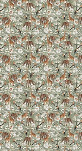 Tablecloth - African Safari - Natural
