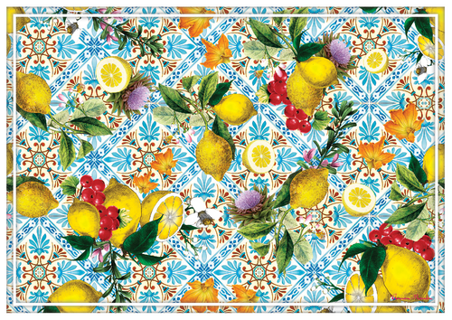 Vinyl Placemats - Set of 4 - Sicily - Marsala