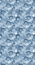 Load image into Gallery viewer, Tablecloth - Indigo - Clams