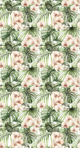 Tablecloth - Orchid and Monstera