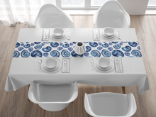 Load image into Gallery viewer, Textile Table Runner - Indigo - Nautilus