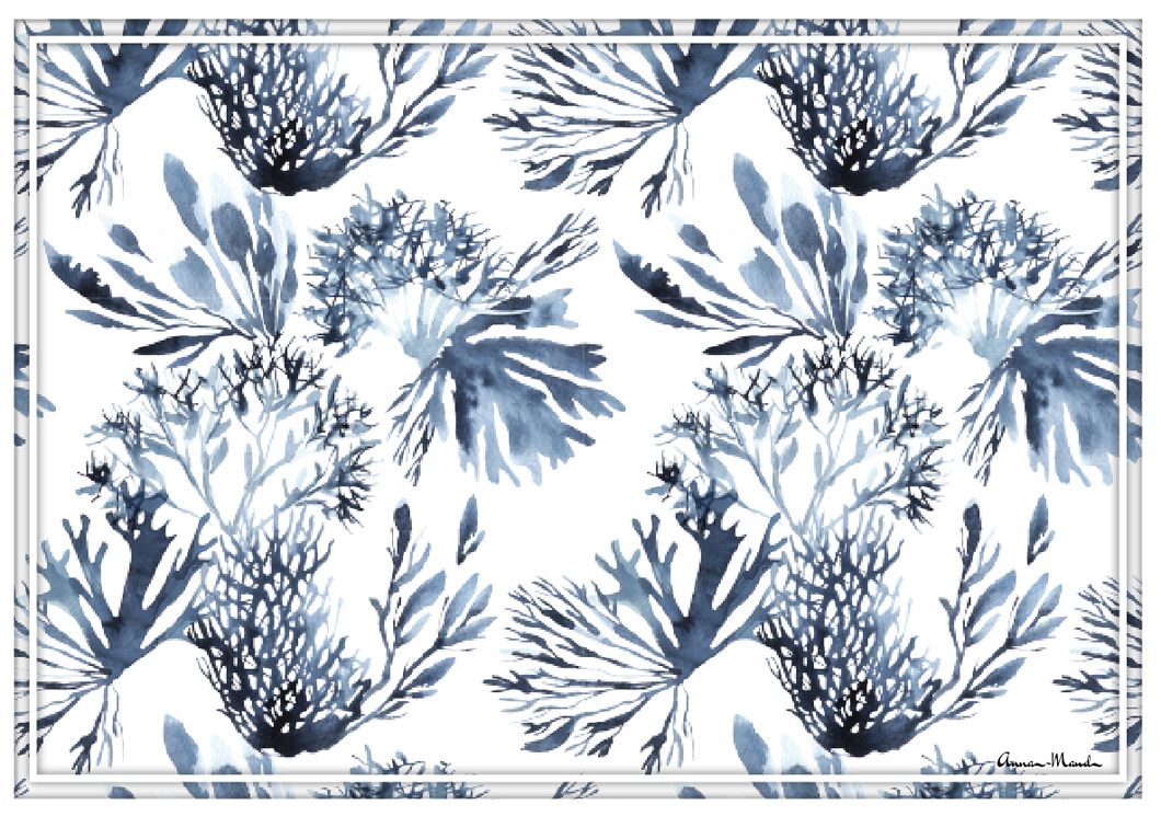 Vinyl Placemats - Set of 4 - Sea Creatures 2