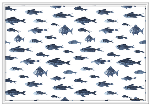 Vinyl Placemats - Set of 4 - Sea Creatures 3