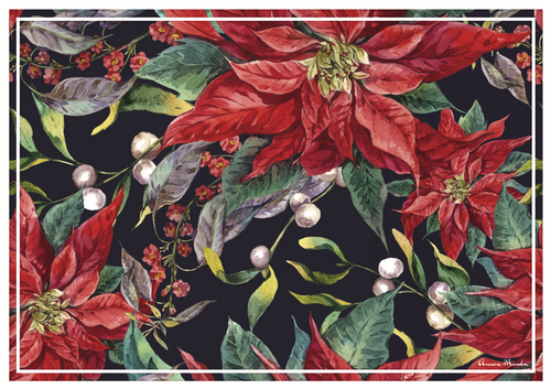 Vinyl Placemats - Set of 4 - Christmas 2