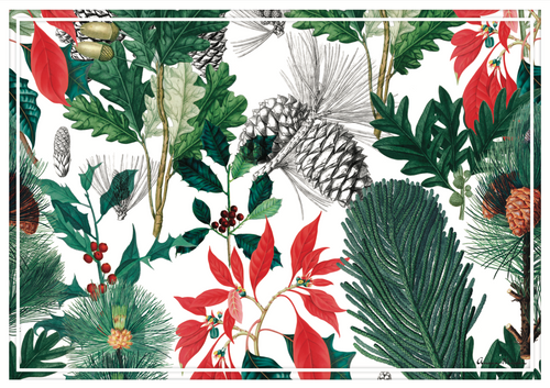 Vinyl Placemats - Set of 4 - Christmas 4