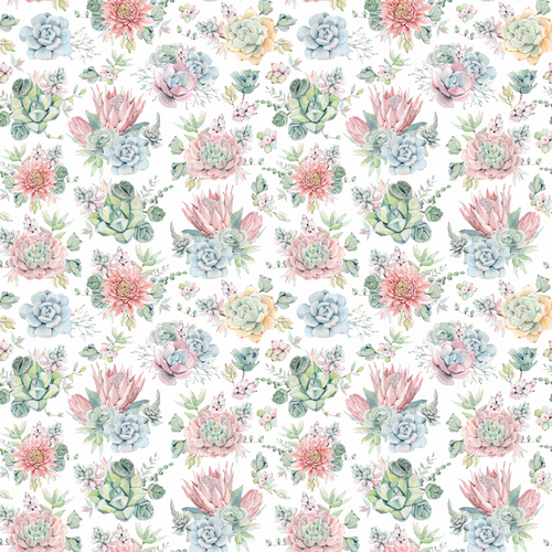 Tablecloth - Succulents & Proteas